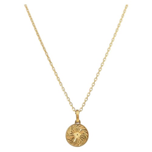 Collana versace metallo tono - collana,