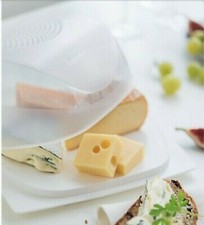 TUPPERWARE  CHEESMART QUADRATO PORTA FORMAGGIO BIANCO