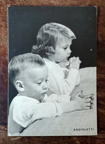 Cartolina bambini angioletti - cartolina,
