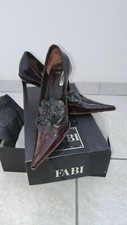 AFFARE! SCARPE ELEGANTI Décolleté Donna Vernice Marrone FABI 37.5 