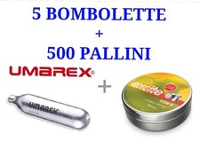 5 BOMBOLETTE CO2 Gas 12G CON