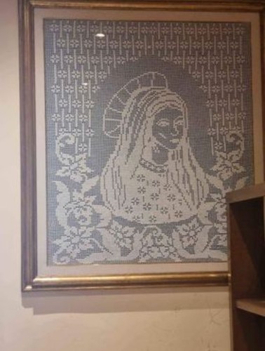 Quadro uncinetto soggetto - quadro,