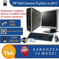 POSTAZIONE PC COMPLETA WIFI RICONDIZIONATO RIGENERATO ECONOMICO WIN 10