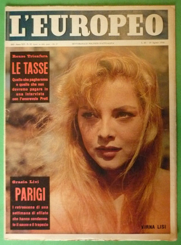 Virna lisi europeo 1958 - virna,