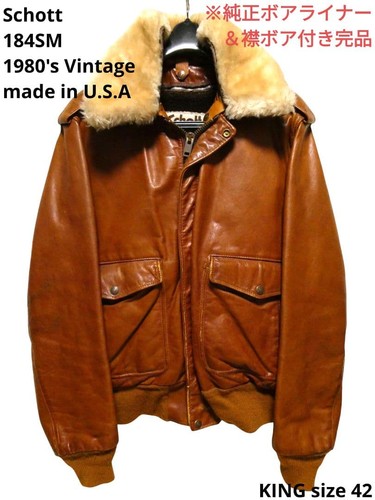 Schott 674ms flight jacket - 674ms, g-1