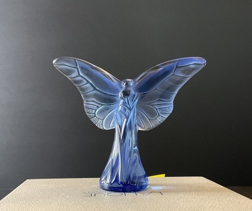 Lalique blue butterfly with - lalique,