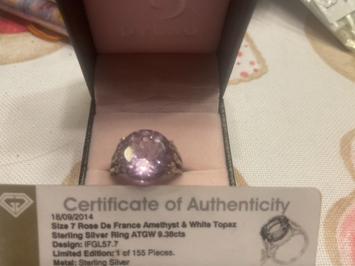 Anello ametista rose - anello, france