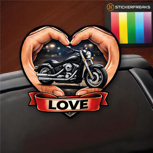Adesivo moto amore - amore, mani