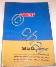 Catalogo Ricambi Fiat 850 Special Carrozzeria - 1968