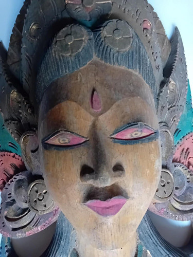 Vecchia maschera orientale - , in