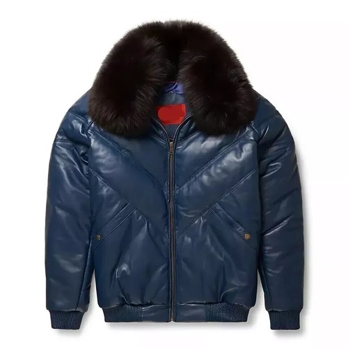 Giubbotto uomo bomber pelle - uomo, v-bomber
