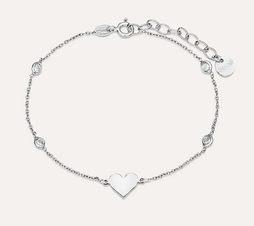 Bracciale cuore centrale - centrale, e