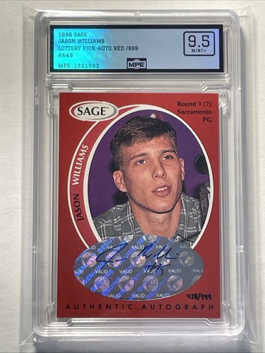 Jason williams auto 1998 - 🏀,