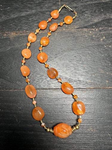 Collana perle corniola - di, del