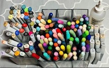 Copic Ciao Set di circa 150 Pezzi Penne Marcatore a Colori US Compresa Tariffa