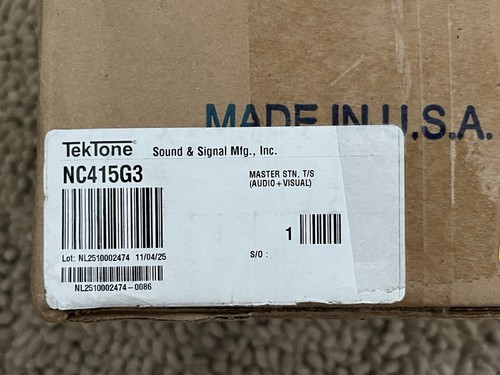 Nc415g3 master station - nc415g3,