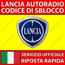 Lancia radio codice di - radio,