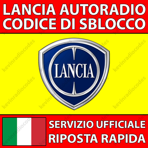Lancia radio codice - codice, di