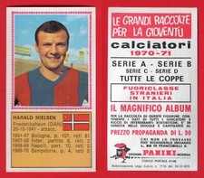 FIGURINA CALCIATORI PANINI 1970/71 - NUOVA - FUORICLASSE STRANIERI - NIELSEN