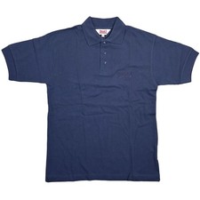 Polo uomo Lonsdale Madison vintage blu navy tinta unita con ricamo 5063