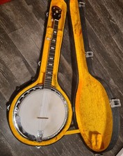 Banjo 5 corde corde legno