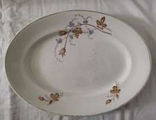 PALERMO - L&E. GIACHERY & C. / Piatto ovale da PORTATA con decori _ Liberty