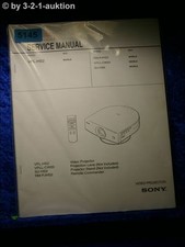 Manuale servizio sony vpl - manuale, di
