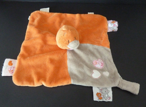 Noukie doudou plat oiseau - doudou,