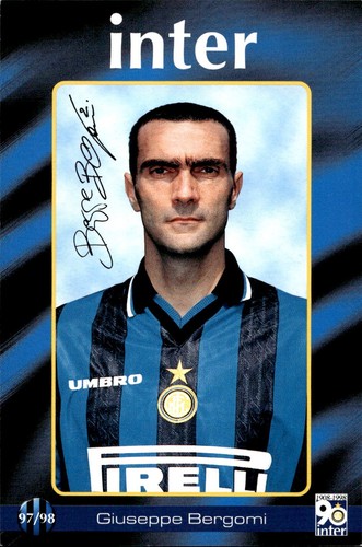 Cartolina calciatori inter - cartolina,