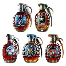 Bottiglia Whisky Militare Mano