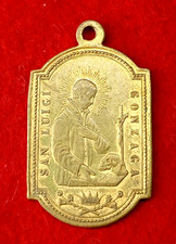 MEDAGLIA VOTIVA SAN LUIGI GONZAGA MILANO 18986 DEVOZIONALE MILANESE