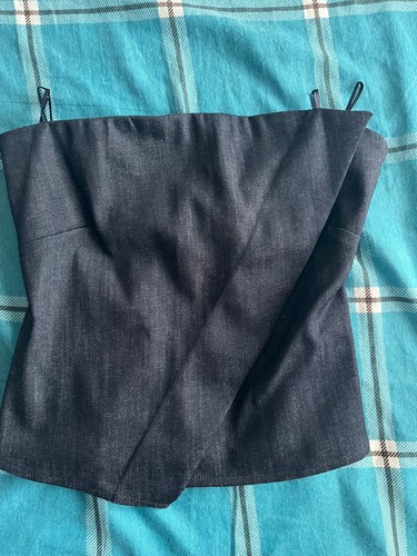 Top denim zara donna - top,