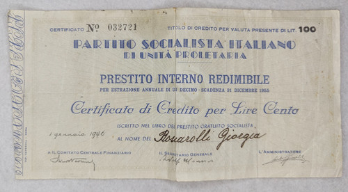 Titoli prestito partito - titoli,