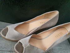  scarpa donna estiva zeppa Zeppe Guess nuove legno beige n 39 moda italia