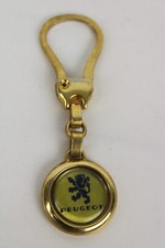 Accessorio Auto Storica Epoca Portachiavi PEUGEOT anni '80 Metallo NOS 205 309