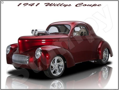 1941 willys coupe - 1941-willys-coupe, insegna