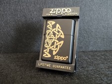 Accendino ZIPPO.Zippo Nuovo.Bradford, PA.2019. Zippo nero opaco con incisione...