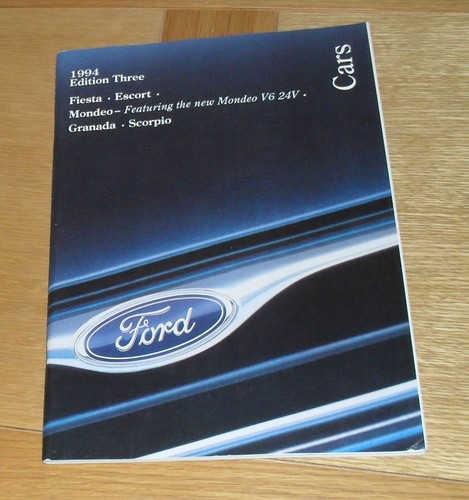 Brochure ford 1994 scorpio - 1994,