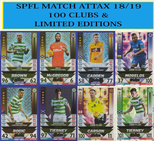 Spfl match attax 2018 - match,