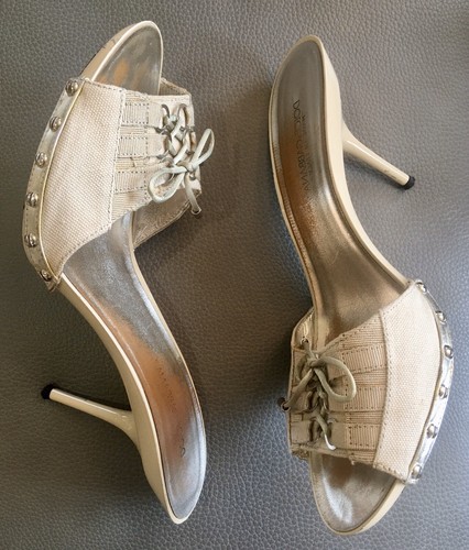 Dolce gabbana mules tela - dolce&gabbana,