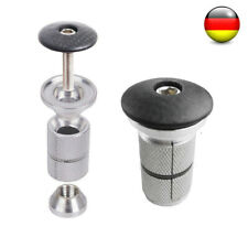 Kit distribuzione bici 1-1/8" alluminio expander+carbon fiber top cap per forcelle