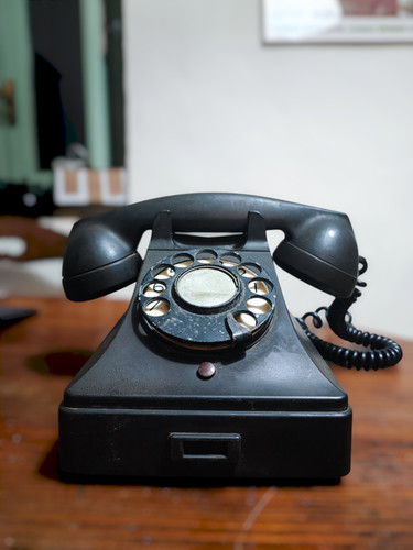 Telefono antico bachelite - antico,