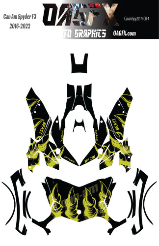 Kit grafica can spyder - can,