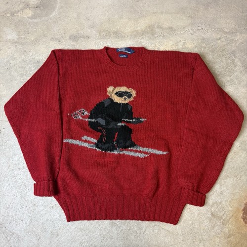 Maglione lana rosso - , vintage