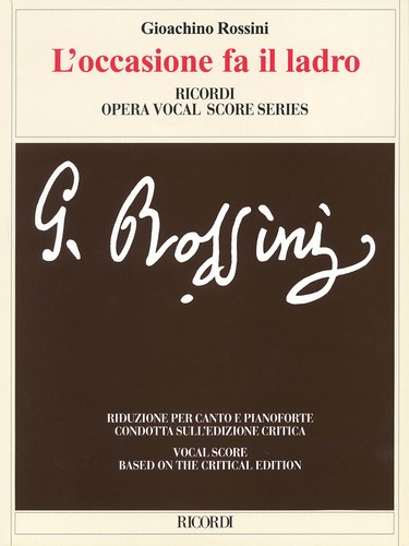 Gioachino rossini occasione - rossini, l'occasione