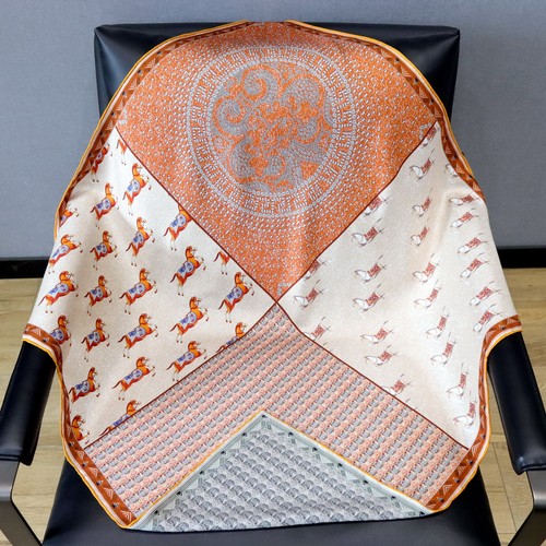 Sciarpa seta patchwork quattro