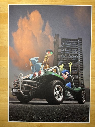 Gorillaz song machine print - gorillaz, 3