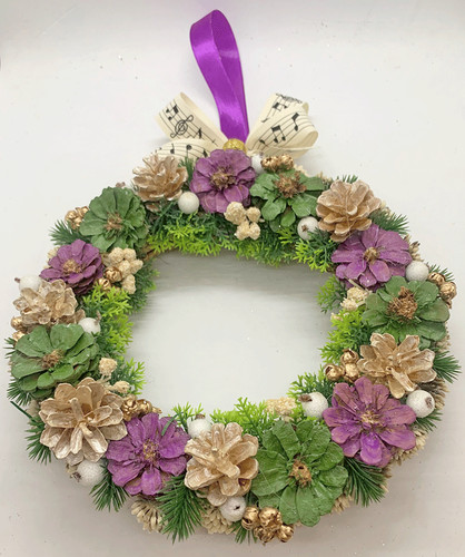 Ghirlanda fiori 23 cm - ,