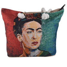 borsa mare arazzo da spalla