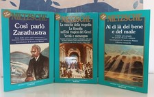 Lotto 3 libri FRIEDRICH NIETZSCHE - Newton Compton Storia Filosofia